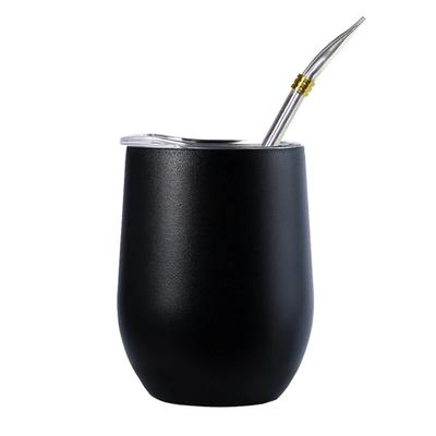 Juego de Mate de Calabaza Juego de Mate de Acero Inoxidable de Doble Pared y Bombilla Incluye Mate de Calabaza (taza) Con una bombilla