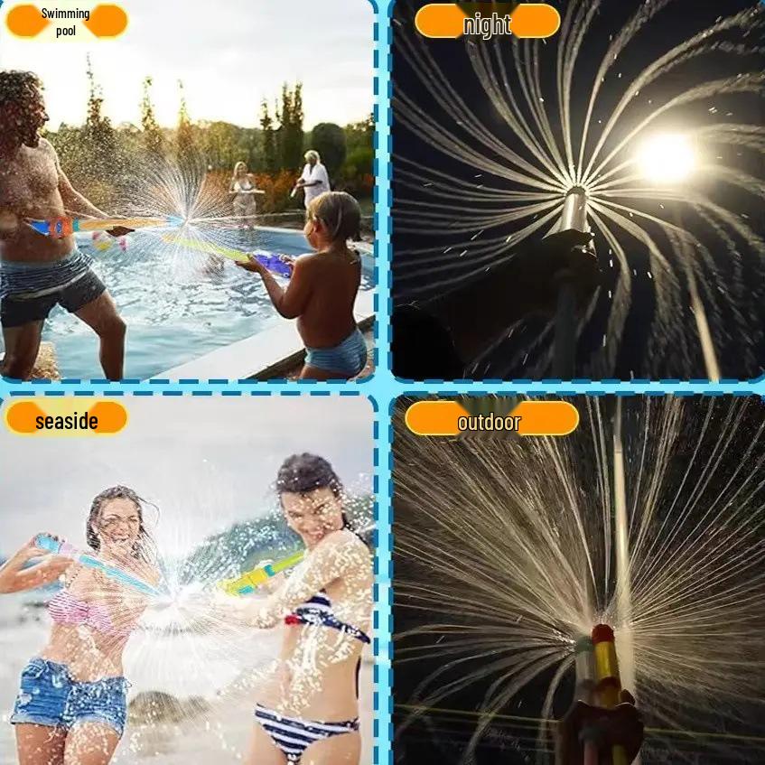 Dinosaur Pull-Out Water Gun for Kids - Long Range Beach Toy