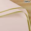 20 Stück Bunte Blumenwickler Goldener Rand DIY Geschenkstrauß Verpackungspapier Blume Wasserdicht Blume Dekoration