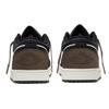 Jordan Air Jordan 1 Abrasion Resistant Breathable Low Top Vintage Basketball Shoes Men's Black White Brown 553558-081(Team1820-LD)