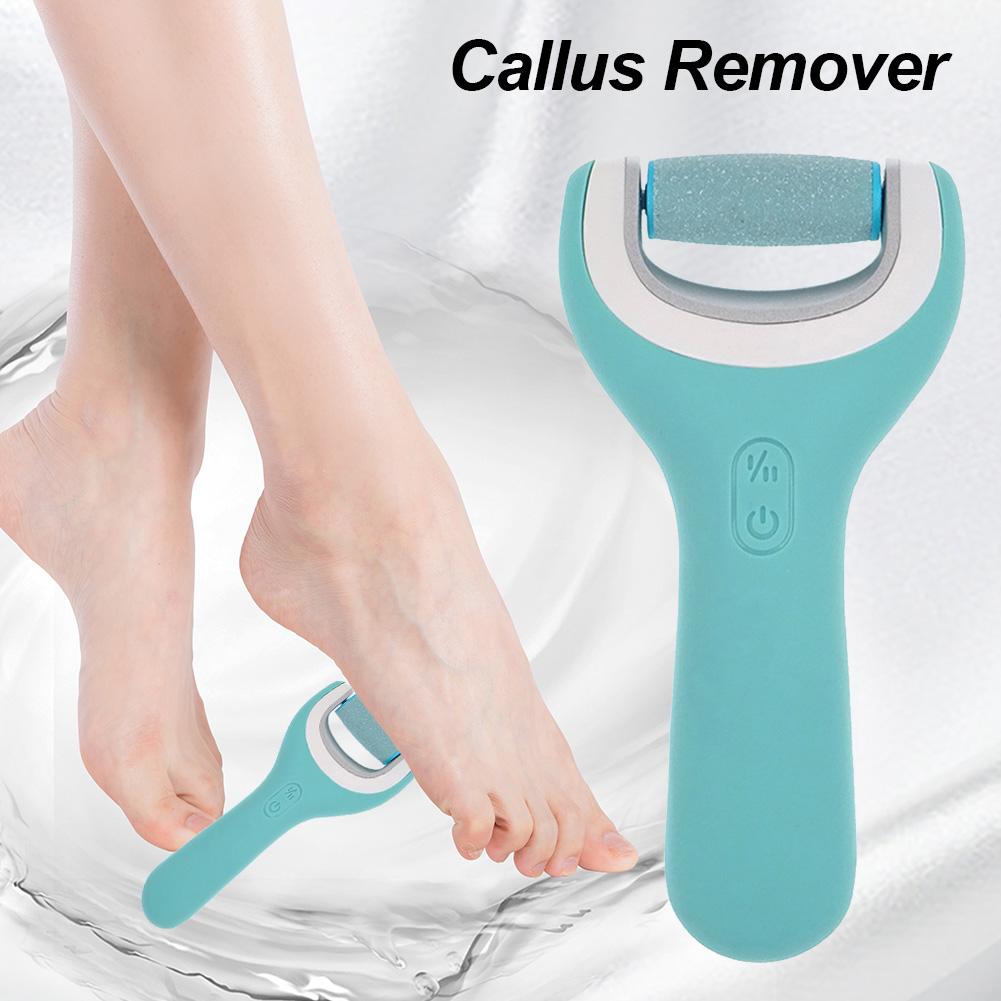 Callus Remover Electric Rechargeable Pedicure Tools Best Foot File Professional Electronic Micro Pedi Feet Care Perfect for Hard Cracked Skin