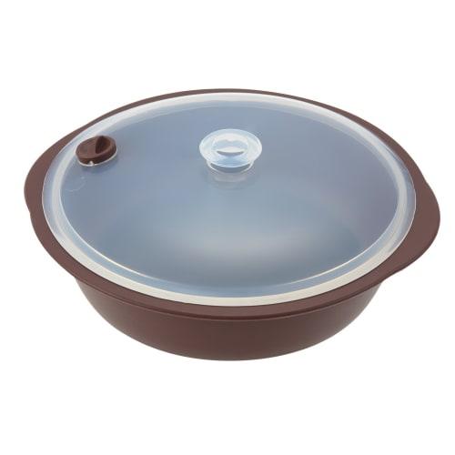 NY Planning IH Compatible Silicone Steamer, Brown