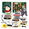 24-Piece Christmas 3D Countdown CalendarFix Tools Accessory Set (24 Fix Tools)