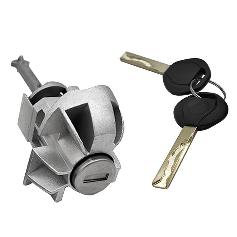 Door Lock Cylinder Assembly, With 2 Keys Replacement Accessories 51217019976 Right Front Door For 2001-2006 BMW E46 3 Series