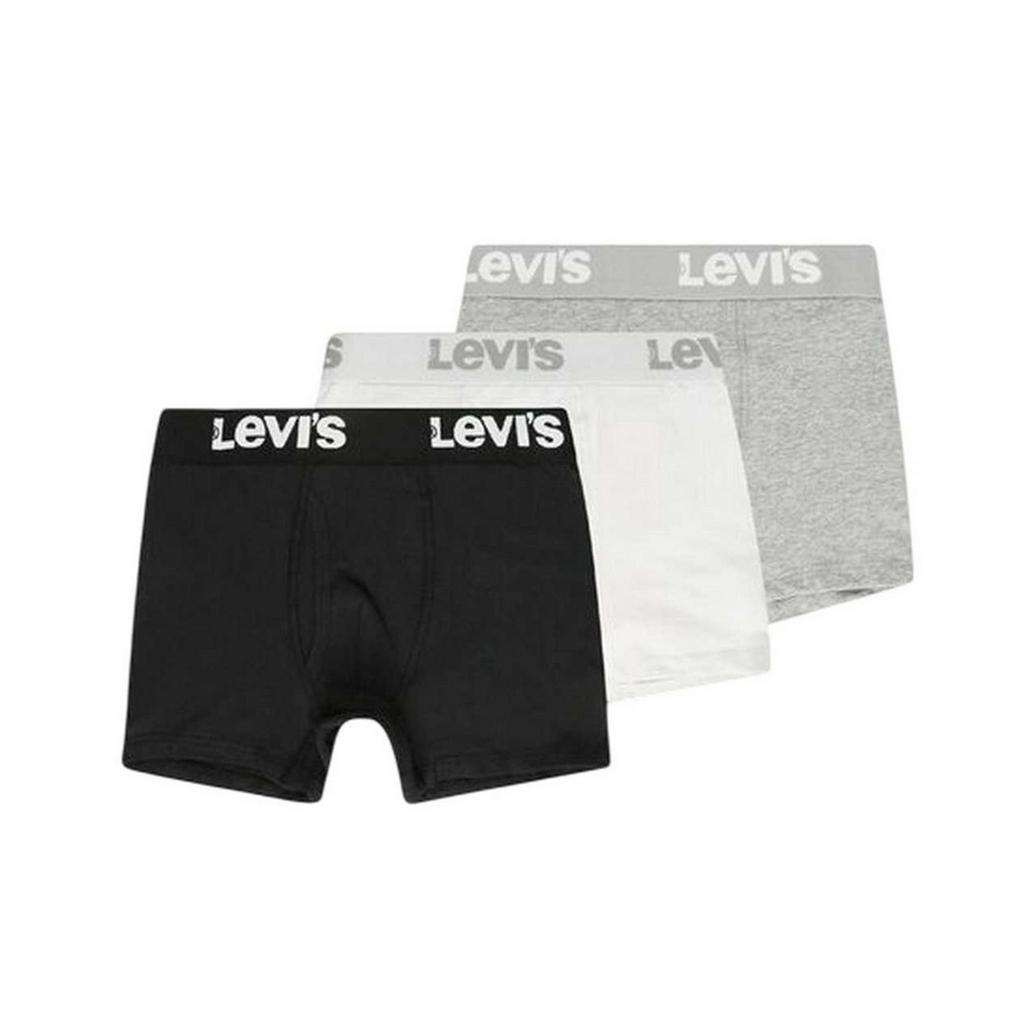 Levis Boys Lettering Boxer Shorts (Pack of 3)