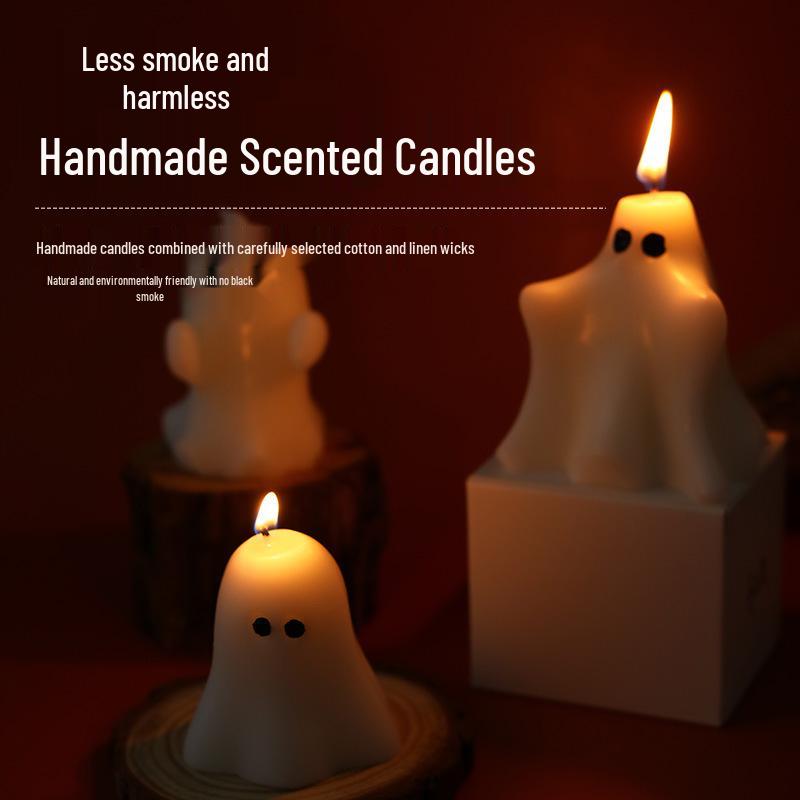 Halloween Little Ghost Scented Candle - Creative Home & Festival Decoration Souvenir