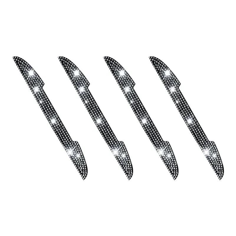 Striscia Anti-Collisione per Auto Diamantata Specchietto Retrovisore Maniglia Porta Decorazione Prevenzione Striscia Resistente ai Graffi Strass Amagi