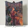 Anime A-Avatar T-The L-Last A-Airbender Throw Soft Warm Flannel Throw Blanket, Multi-use for Sofa Bed Office Nap