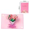 New Pop Up Greeting Cards 3D Blessing Flower Bouquet Card Paper Thank You Card Teacher's Day