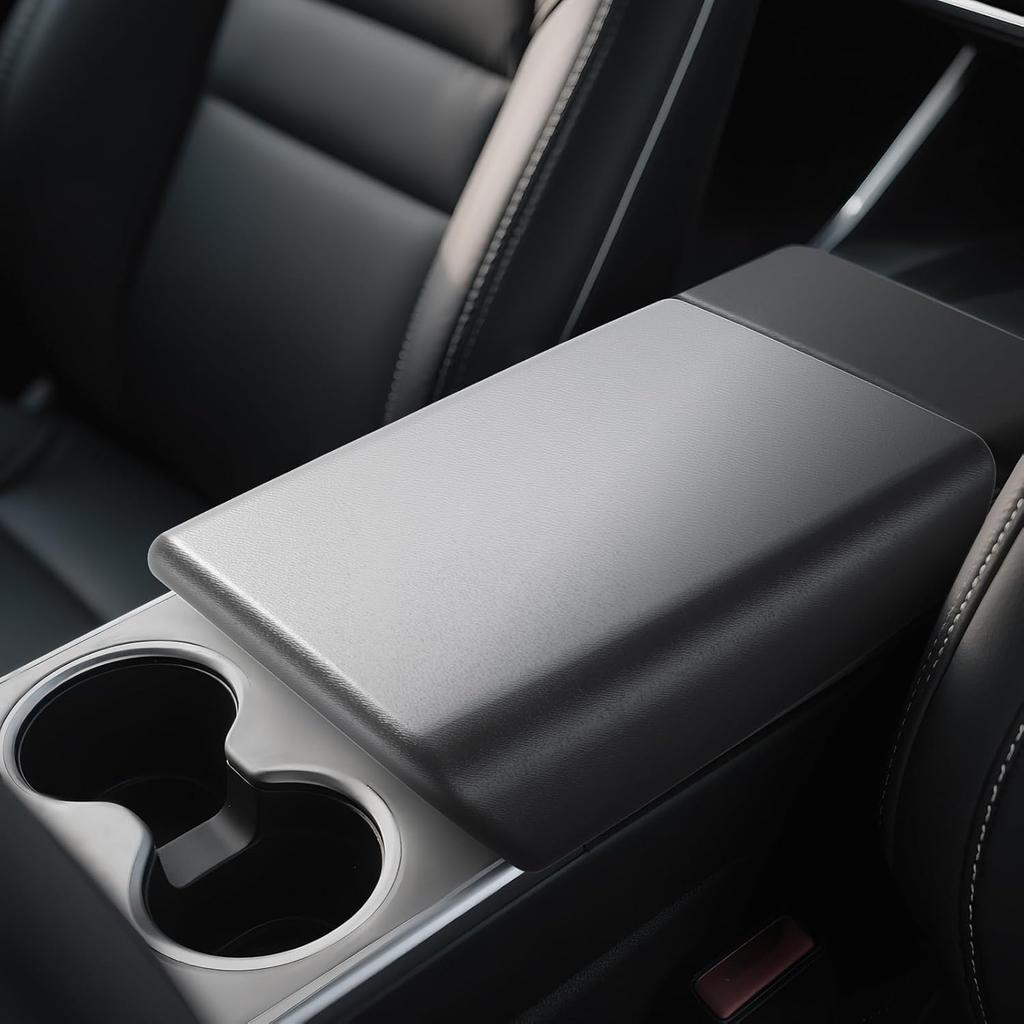 Center Console Non-Slip Armrest Cover – Specifically Designed For The New Tesla Model Y 2025 2026 Refresh (Juniper) And Tesla Model 3 Refresh