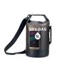 PVC Waterproof Backpack with Net Pocket - Single/Double Shoulder Options for Rafting
