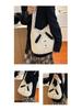 2025 Stylish Knitted Dog Crossbody Bag - Large Capacity Autumn/Winter Shoulder Bag for Women