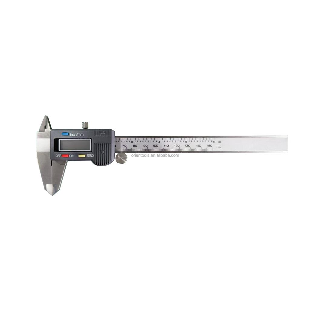 150mm 6 Inch ABS Stainless Steel Digital Vernier Caliper