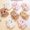 New Winter Warm Children Mittens Cute Grils Baby Five Fingers Breathable Cartoon Gloves Boys Flip Gloves Kids Accessories 3-12Y