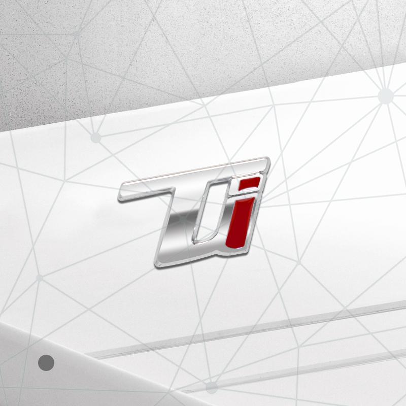 3D Metall TI VELOCE Edition Badge Auto Lenkrad Emblem Aufkleber LOGO Dekor Für Romeo Giulia Stelvio Giulietta Mito