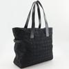 CHANEL New Travel Line Tote GM Tote Bag A15825 black Nylon canvas Women Used