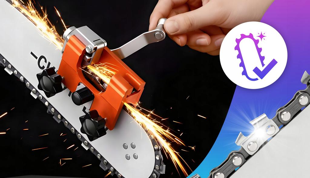 Slijpmachine Voor Kettingen Van Motorzagen Handzaagkettingen 8"-20" Inch Set