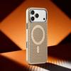 Honeycomb Grid Breathable For Magsafe Case For iPhone 17 Air 16 15 14 13 12 Pro Max Plus Alloy Lens Magnetic Hard PC Back Cover