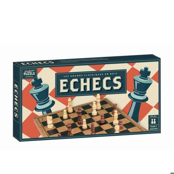Vintage Wooden Chess Set