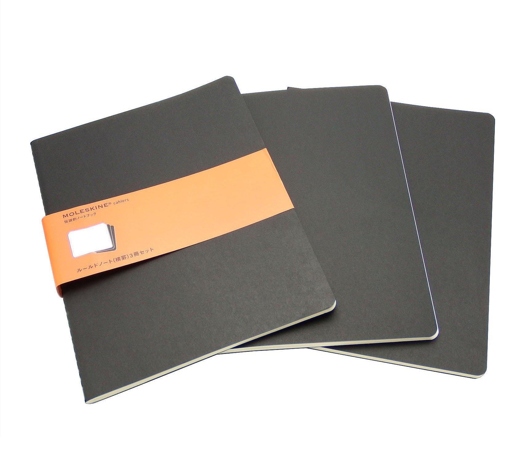 

Moleskine Notebook Cahier Journal Lined QP321 XL Black чёрный