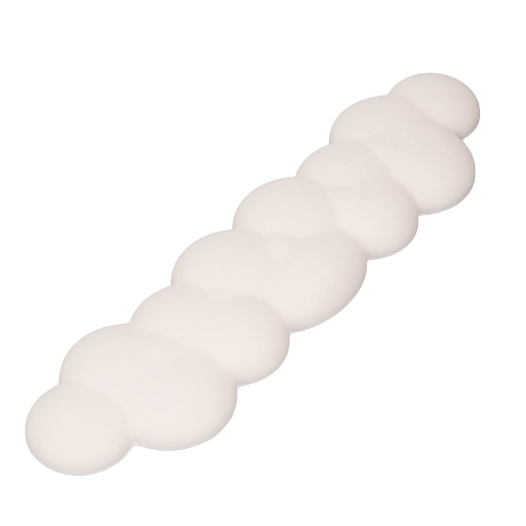 Cloud Keyboard Wrist Rest Smoothly PU Leather Keyboard Palm Rest Skid Resistant Ergonomic Wrist Pad for Gaming Typing
