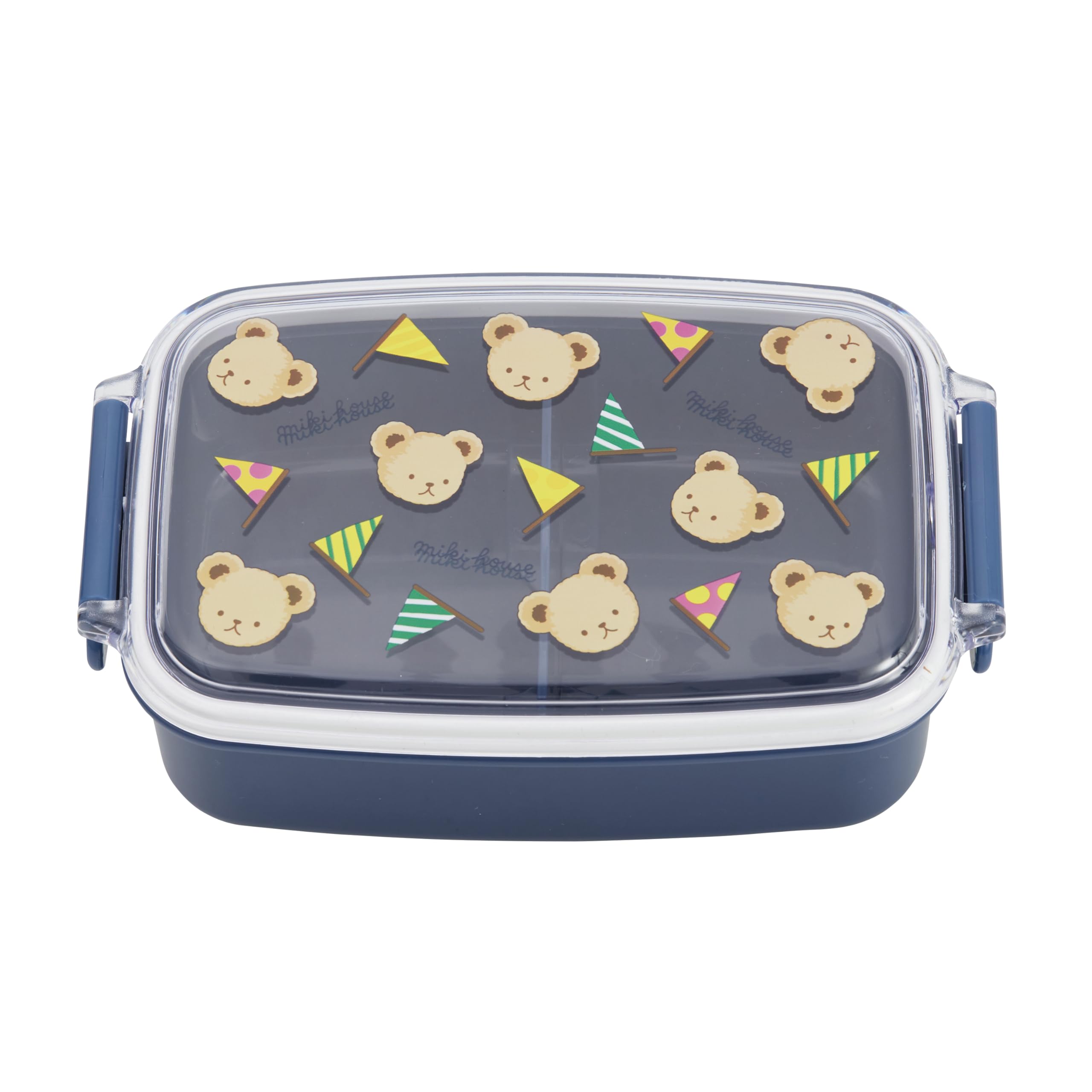 

MIKI HOUSE Ланч Бокс Медведь Сделано для Мальчиков и Микроволновки и Посудомоечной машины Темно-синий Бокс, 500 мл, Дизайн, Япония, Девочки, Малыш, Дети, Детский сад, Детский сад, Безопасный, темно-синий