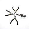 5" Industrial-Grade Multifunction Circlip Pliers - Dual-Use, Inner & Outer Straight, Manual Disassembly Tool