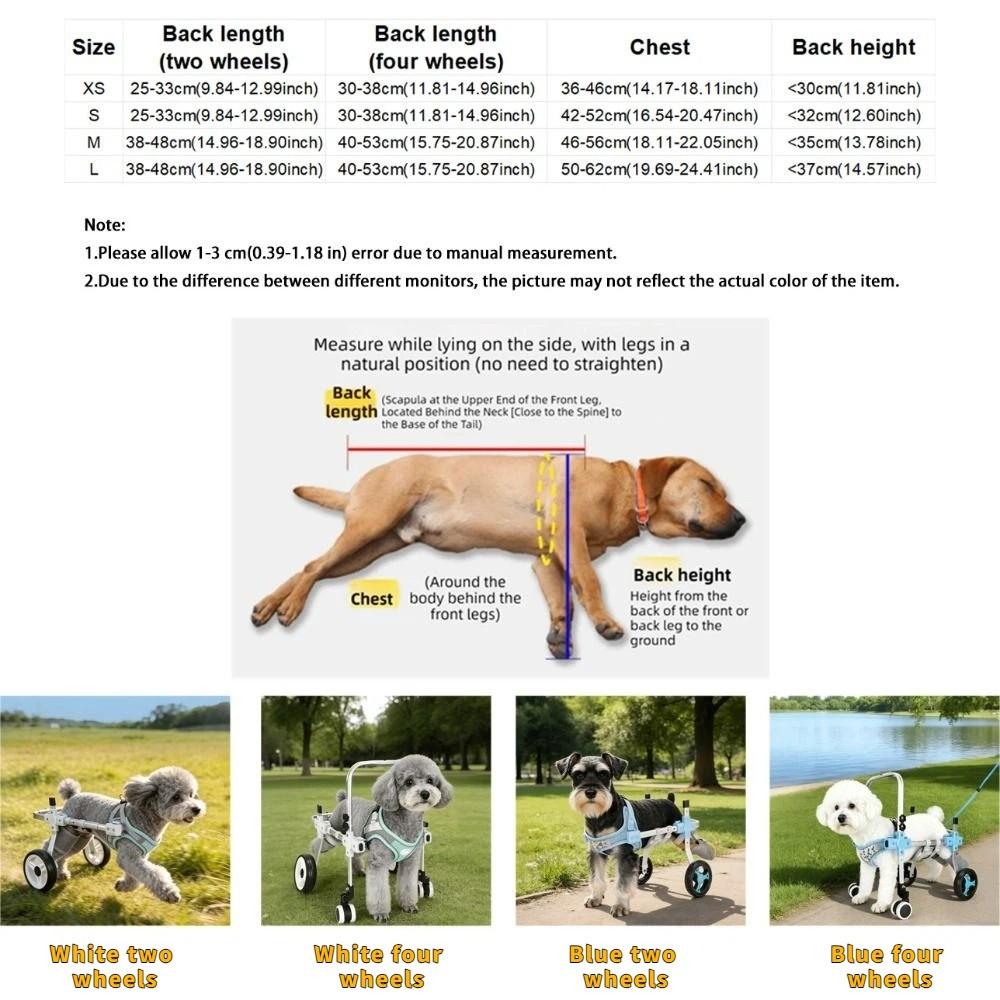 Breathable Harness Pet Rehabilitation Cart Disabled Pet Walking Aid  Rehabilitation Training