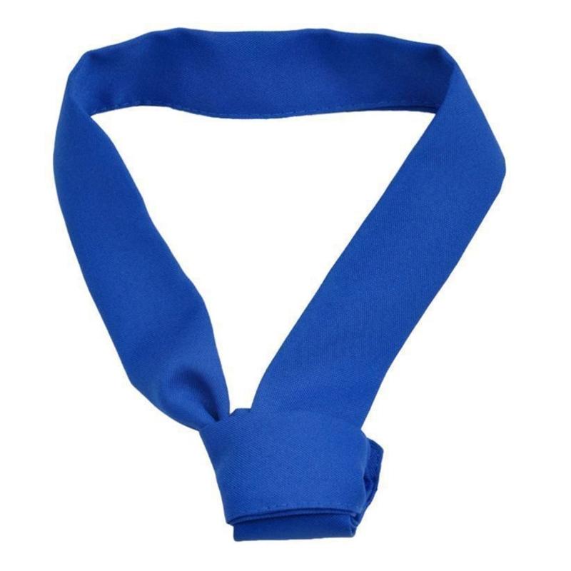 Restaurant-Koch Halstuch Weiches Polyester-Seide Küchen-Koch-Bandana Schweiß-Schal Handtuch für lange Arbeitsstunden blau