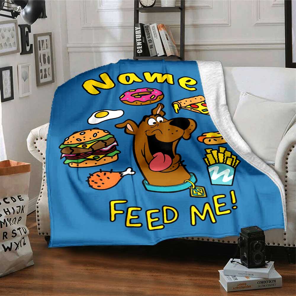 Warner (31) Personalized Text Blanket Multi-purpose Personalized Blanket Durable Comfort Versatile for Office Chair Couch Seaside Bedding