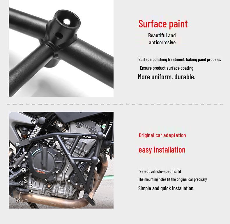 Compatible KTM790 Racing Bar Anti-Collision Front Guard Accessories