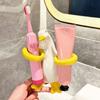 2 Slot Toothpaste Toothbrush Rack Ceramic Toothbrush Storage Stand  Bathroom Organizer