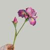 2pcs EVA Artificial Alice Iris Flowers Real Touch 45cm Simulation Cattleya Orchid Beautiful Handmade Silk Fake Flower