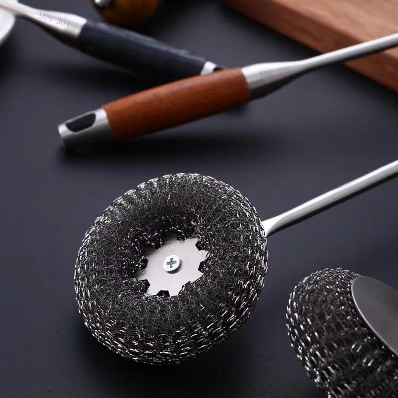 Jingqingfu 304 Stainless Steel Pot Cleaning Brush
