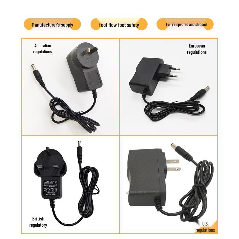 4.2V 1A Lithium Battery Charger for Headlamp, Flashlight, Fishing Light, Stall Light, Spotlight, Compatible with 3.7V Batteries