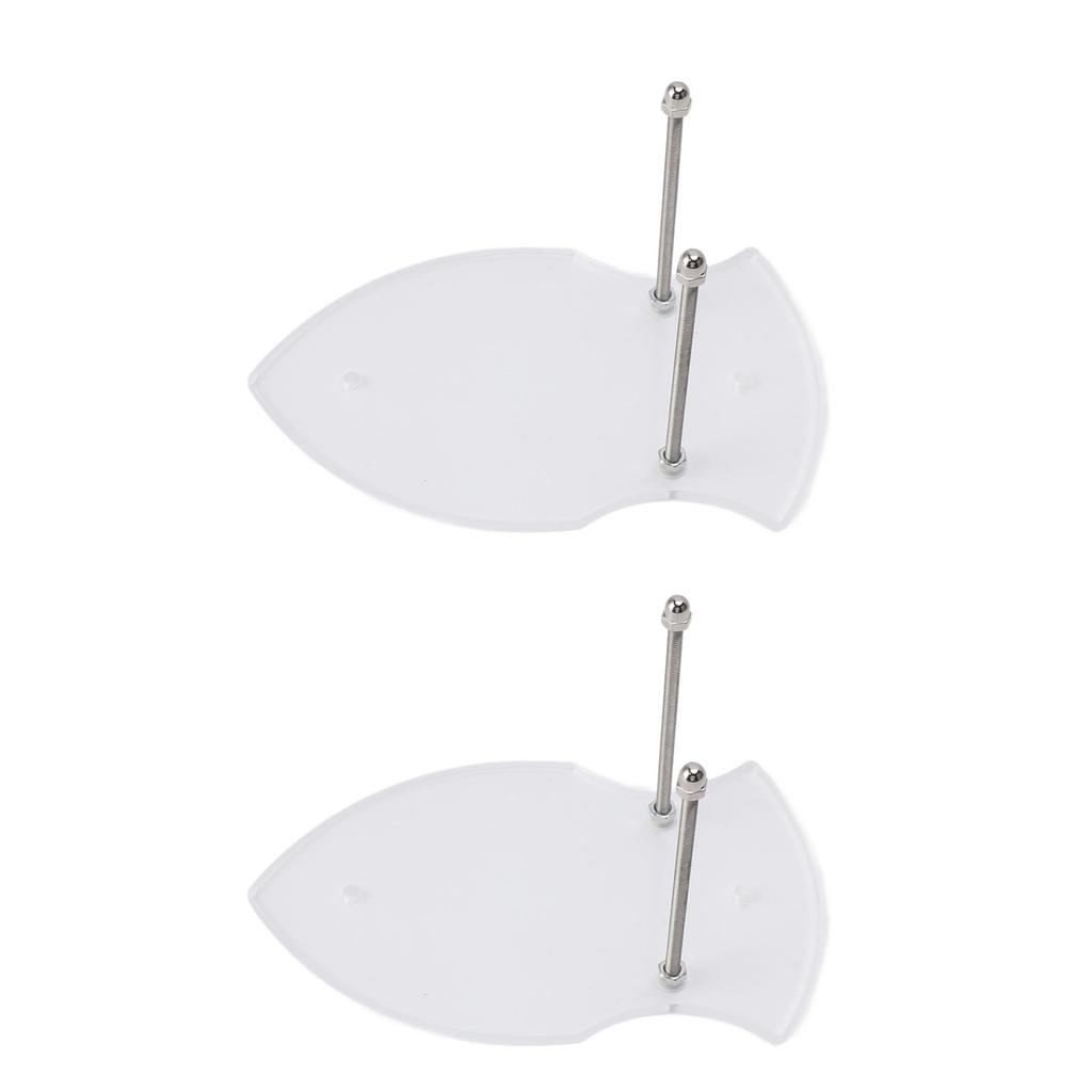 2PCS Sword Holder Rack Hangers Wall Mounted Axe Holder Stand Acrylic Wall Mount for Sword Axe