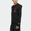 adidas Felpa con cappuccio grafica ricamata Uomo Top Nero FP7995