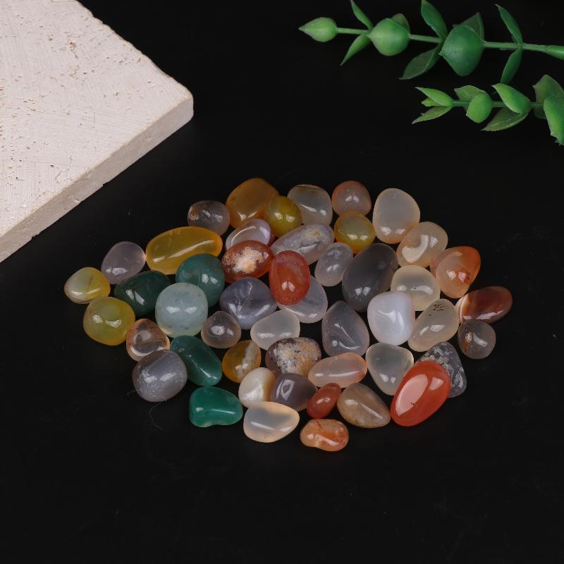 A Collection Of Natural Stones Storage Box For Children'S Experiments, 1Set Of Minerals And Gems For Creativity Gift