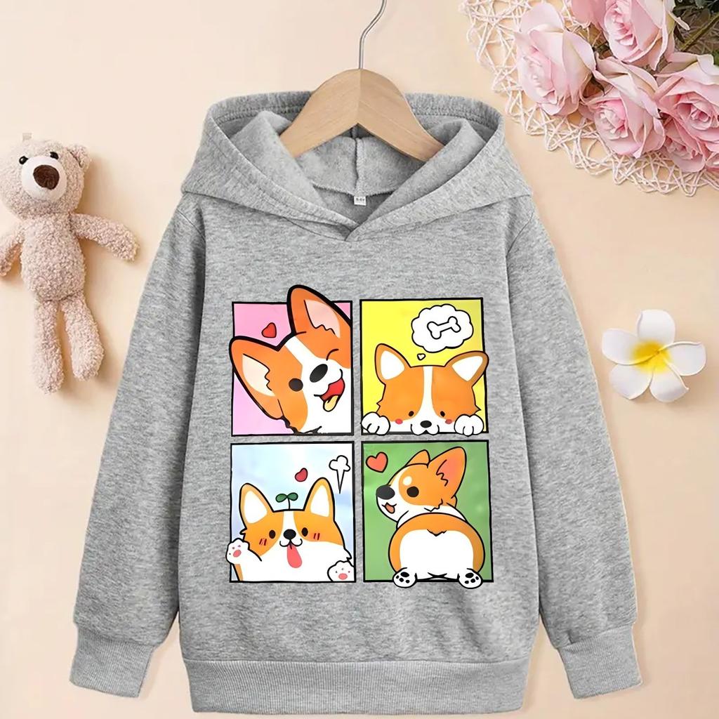 New Autumn/Winter Halloween Collection: Hooded Sweatshirts for Boys and Girls; Casual and Trendy Kids' Christmas Sweatshirts