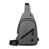 Lightweight Men's Chest Bag, Casual Nylon Crossbody Bag,Hiking Multipurpose Sling Bag for Outdoor Sports & Daily Commute