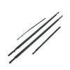 4PCS Car Door Window Glass Window Seal Moulding Trim for Toyota FJ Cruiser 2007-2014