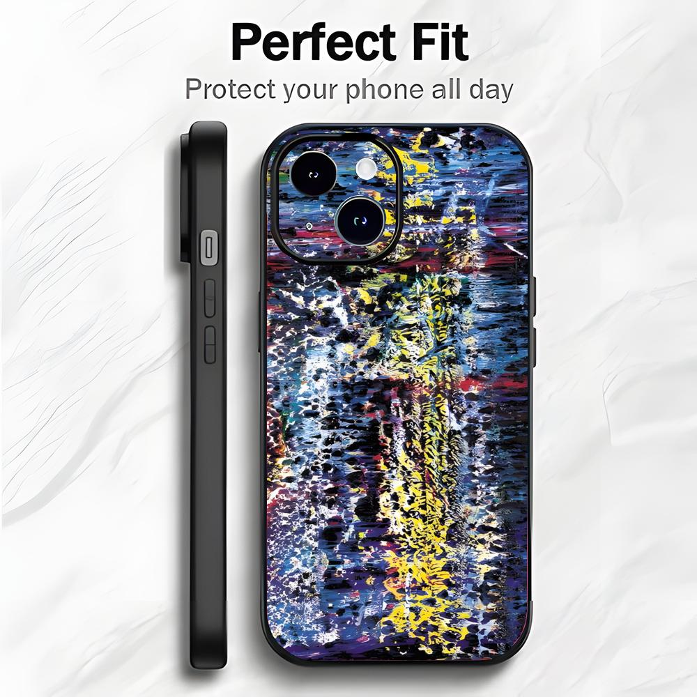 Moderne Abstrakte Kunst G-Gerhard Richter Handyhülle Handyhülle Weiche Verpackung Leicht Für iPhone17 16 15 14 13ProMax
