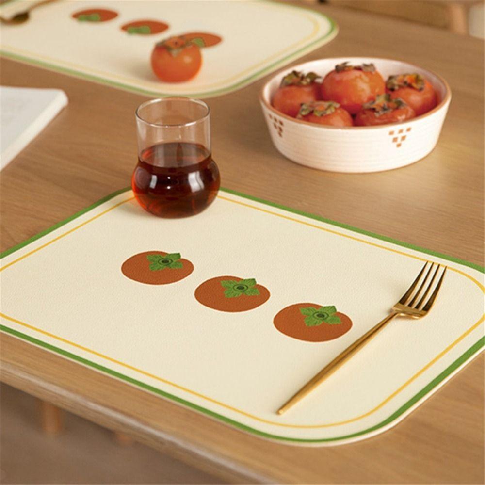 Resistance Retro Waterproof Non-Slip Household Oilproof Bowl Pad Table Mat Coffee Cup Mat Placemat