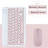 10 Lnch Wireless Bluetooth Mini Keyboard For iPad Phone Tablet Portable Bluetooth Keyboard and Mouse For Samsung Android