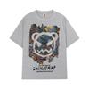 Fashion Street Grumpy Bear Printed Cotton Short Sleeve T-Shirt Men's and Women's Couple Cotton Tide Tops