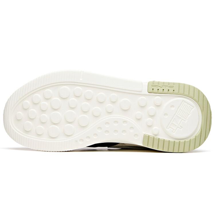 New ANTA Life Collection Casual Shoes Men Low Top White/Forest Green/Shade 1 Gray 112048808-2