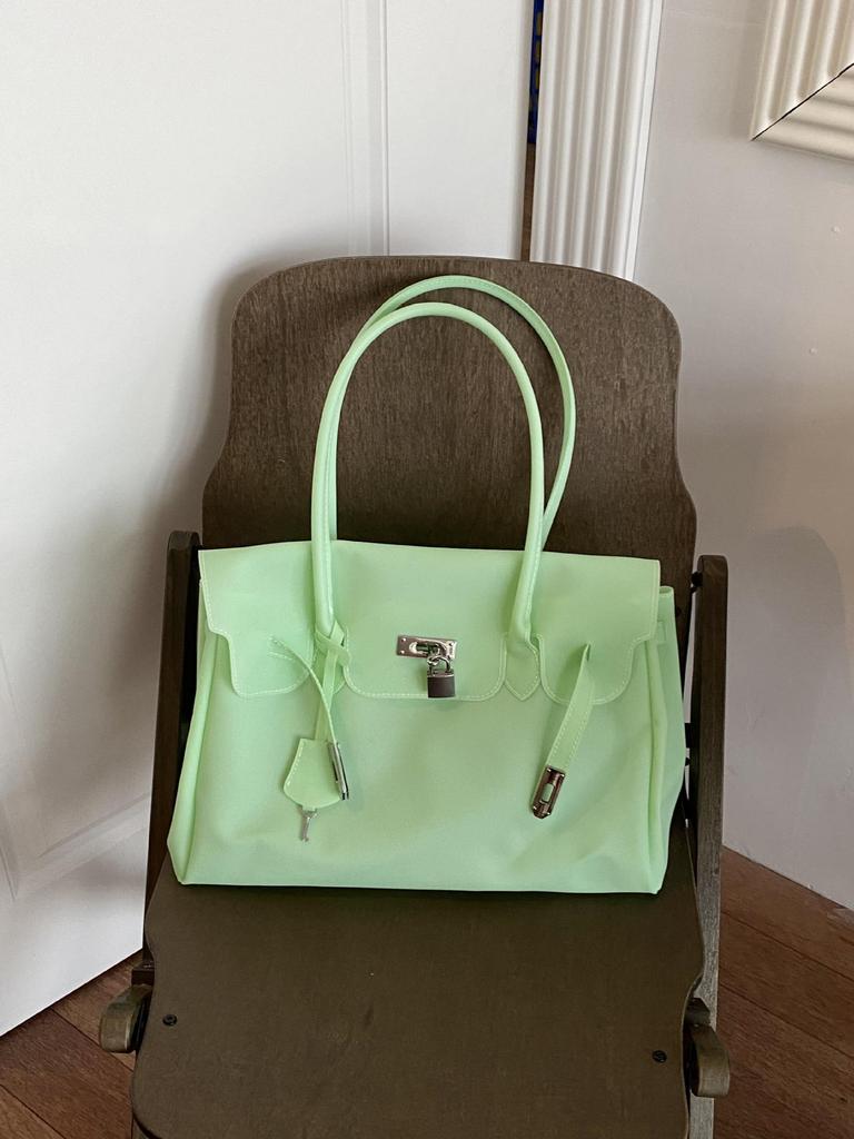 Borsa a Mano Trendy Coreana Colore Macaron Gelatina - Borsa a Spalla Singola Sottobraccio