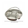 Multi-Compartment Steamer Tray Easy to Clean for Serving Multiple Steamed Dishes