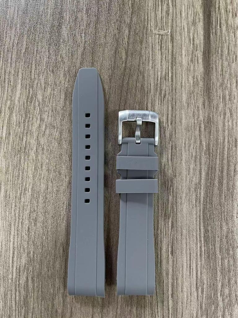 Curved Silicone Strap for Omega X Swatch Moonwatch, 20/22mm