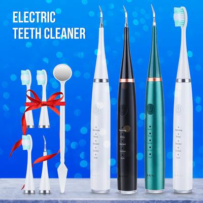 5-gear High-frequency Vibration Tooth Cleaner USB Electric Toothbrush Tooth Cleaner Set Tooth Cleaner